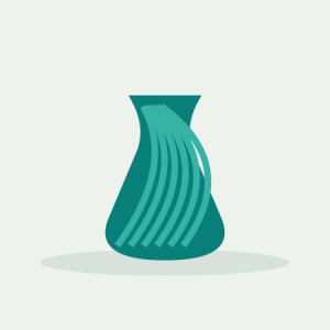 Illustrative sample of Spiral Vase Ornament